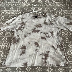 Bleach dyed tee